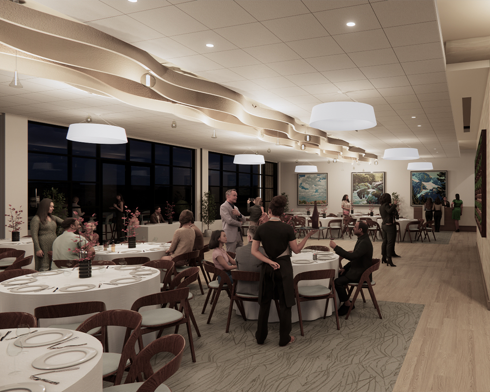 Arts Alley Upscale Dining Space